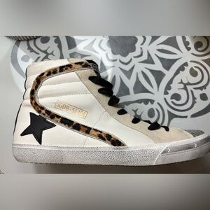 GGDB Golden Goose Deluxe Brand Slide Mid Star High-Top Sneakers sz 42